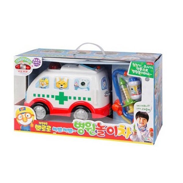 ミミワールド ポロロ 病院遊びの車/ 救急車