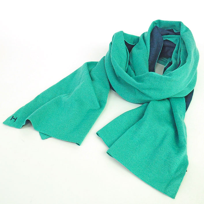 【美品】エルメス H リバーシブル 【マフラー】