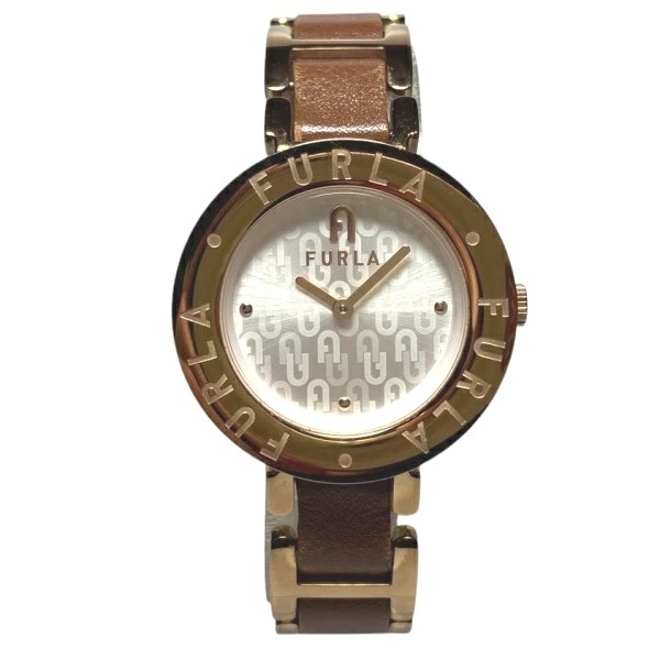 フルラ WW00004011L3 クォーツ エッセンシャル SS レザー 腕時計 【中古】