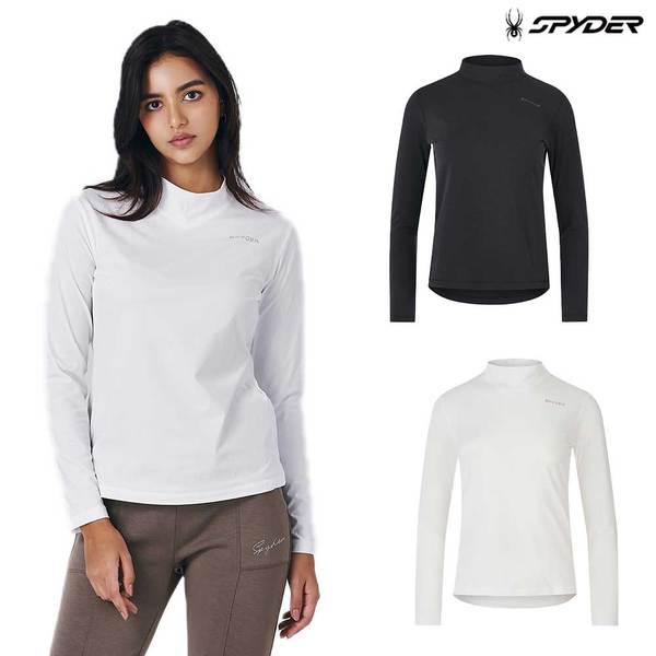 [] 女性用ライト起毛モックネックTシャツ SPJFCNRL352W