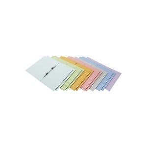 (業務用20セット) フラットファイル/紙バインダー A4/2穴 7色MIX12冊入り タテ型 D017J-MIX 20セット