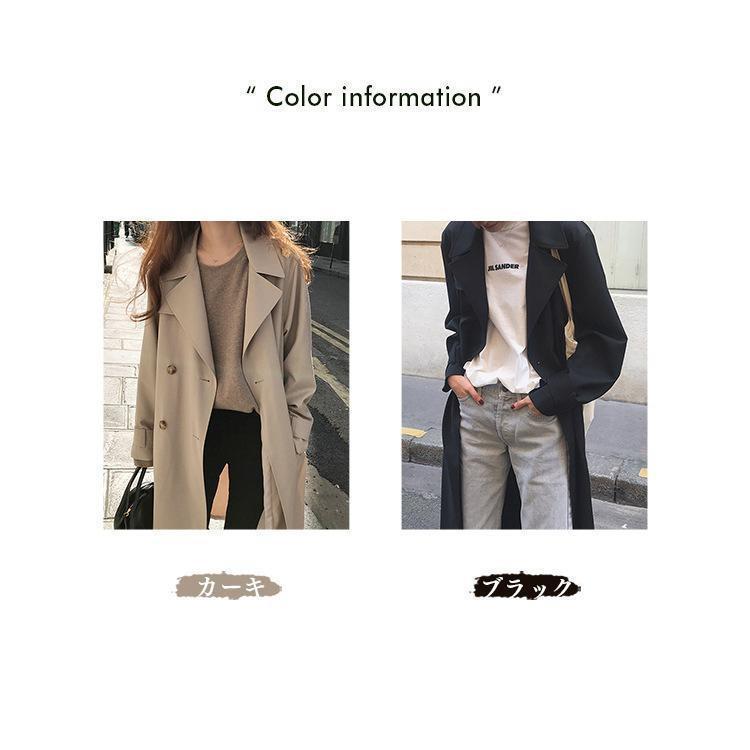 スプリングコート トレンチコート レディース 秋服 春 ロング Aライン ベルト付き オシャレ 着痩せ アウター 韓国風 通勤 オシャレ OL 30代 40代 50代 50代