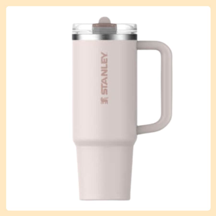 [正規品] クエンツァ プロツアー フリップ ストロー タンブラー 887ml (ローズクォーツ)