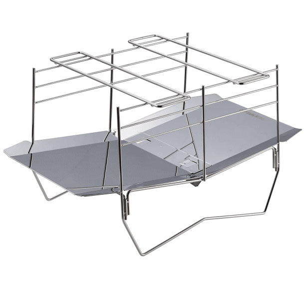 CAPTAIN STAG キャプテンスタッグ 焚火台 コンパクト 折りたたみ ソロ ライトグリル 軽量 薄型 UG-0093 UG0093