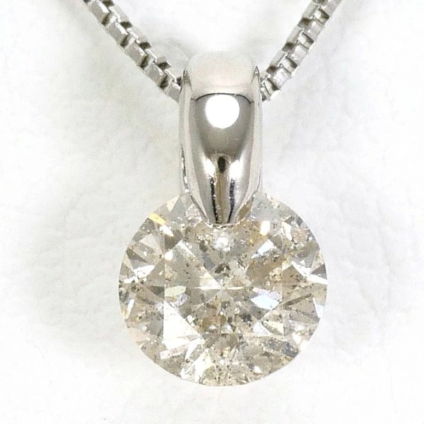 PT900 プラチナ PT850 ネックレス ダイヤ 0.30 約41cm ジュエリー 中古