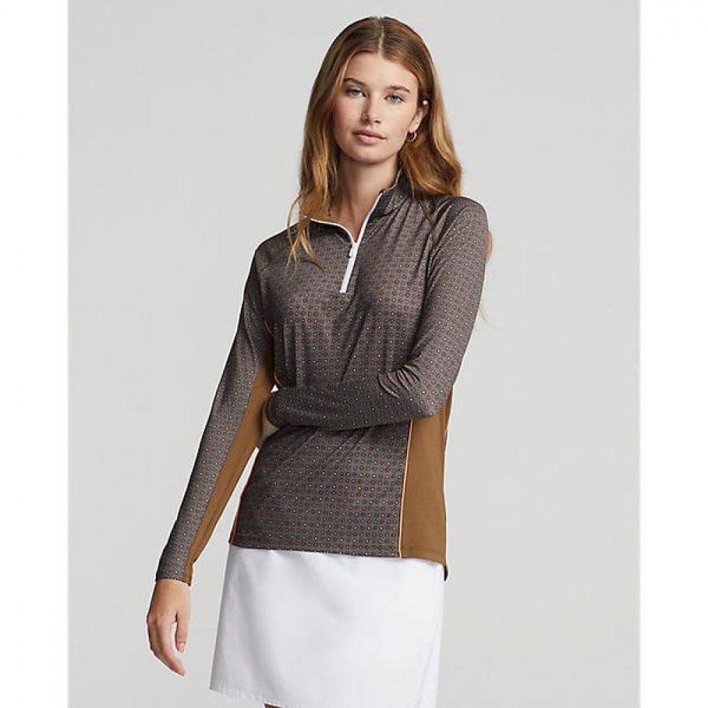 ポロ ゴルフ レディース ストレッチ ジャージ クォーター ジップ プルオーバー WMXGKNINC020159999