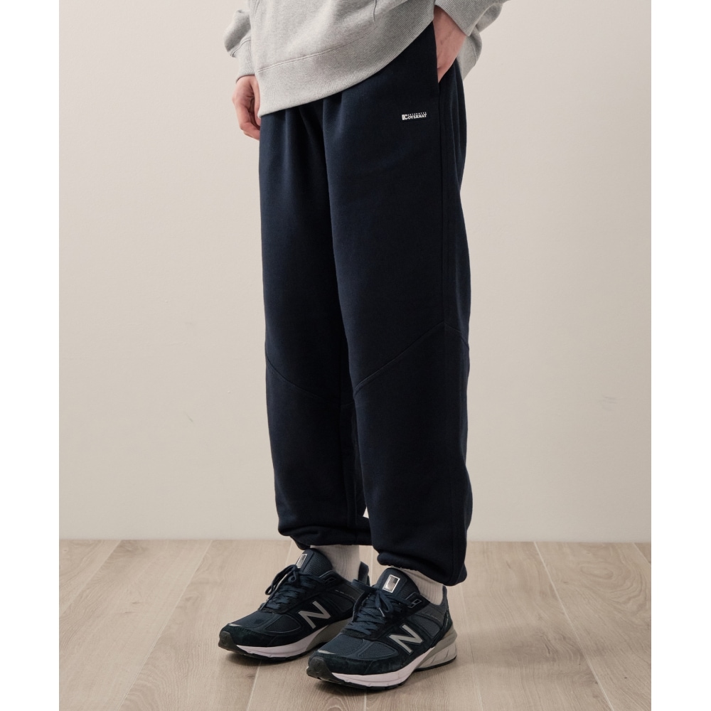 カバーナットシェブロンスウェットジョガーパンツネイビー