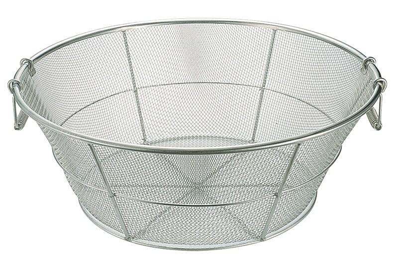 本間冬治工業 18-8底平揚げザル 普通目 48cm 12,653円