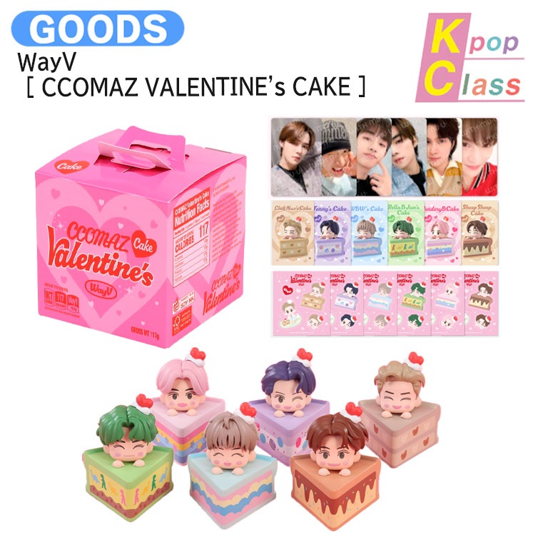 国内発送 WayV [ CCOMAZ VALENTINEs CAKE ] CCOMAZ VALENTINEs CAKE WayV OFFICIAL MD / 公式グッズ / 予約商品 4,953円