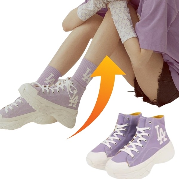 6cm VIOLET スニーカーズハイ 厚底 軽量 通気性 美脚効果 スタイルアップ 韓国風 トレンド レディース カジュアル 通学 通勤 お出かけ デイリーコーデ ブラック ホワイト シンプル 大人