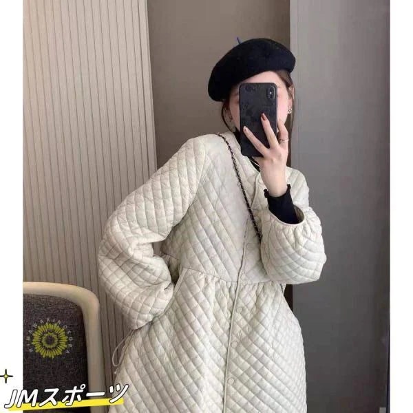 ロングコート 可愛い Aライン 無地 前開き トップス 長袖 秋冬 アウター 体型カバー 大きいサイズ ゆったり カジュアル 暖かい