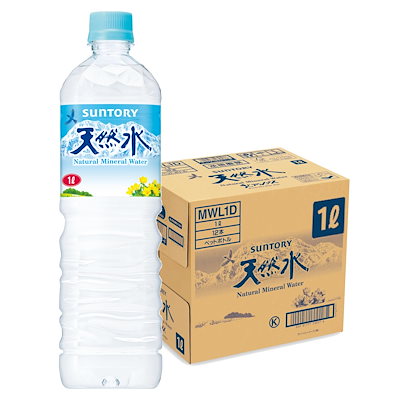 他サイト： サントリー 天然水 1L×12本 まとめ売り実施中の商品画像