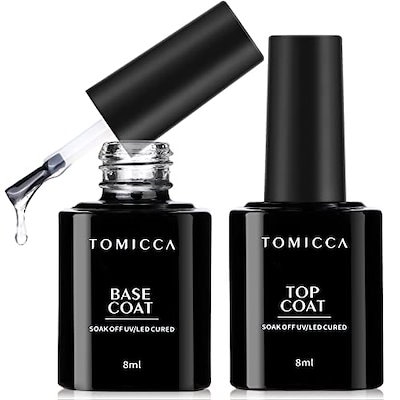 TOMICCA ジェルネイル トップコート ベースコート 8ml 2...のサムネイル