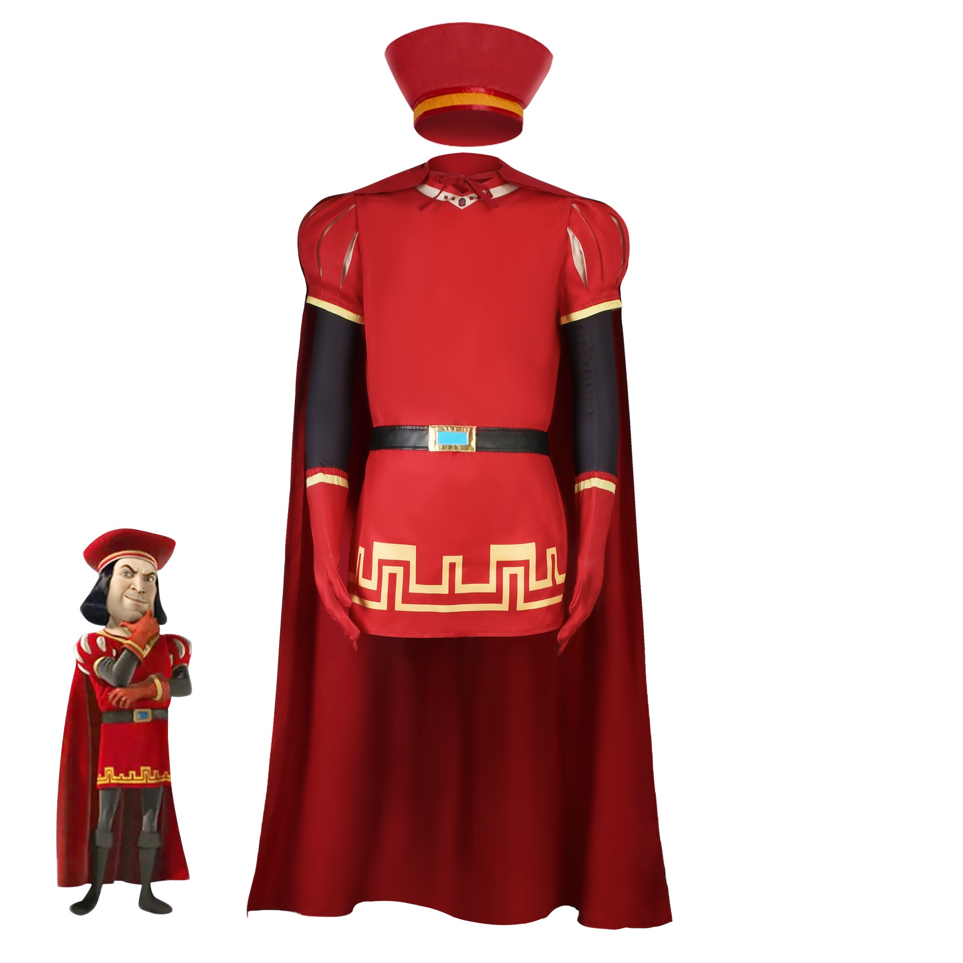 ハロウィンコスプレ衣装モンスターシュレック4dマキシムス・ファルキッド卿cos服