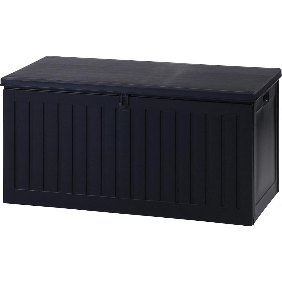 【I】不二貿易 収納ボックス 収納ベンチ ブラック 屋外 鍵穴付 宅配ボックス 270L 組立品 55253 9,420円