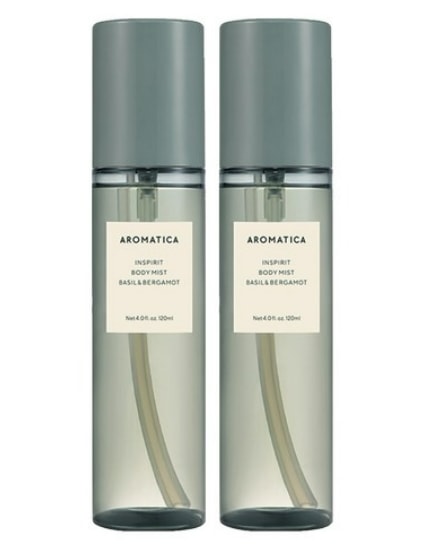 [爽やか香り] インスピリットボディミスト バジル＆ベルガモット 120ml×2本セット