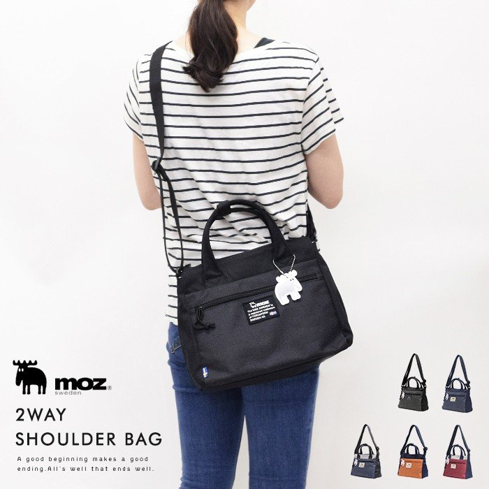 2way ショルダーバッグバッグ レディース トート ミニ 手提げ 肩掛け 斜め掛け ポケット おしゃれ 大容量 A5 バック 通学 通勤 鞄 北欧 エルク