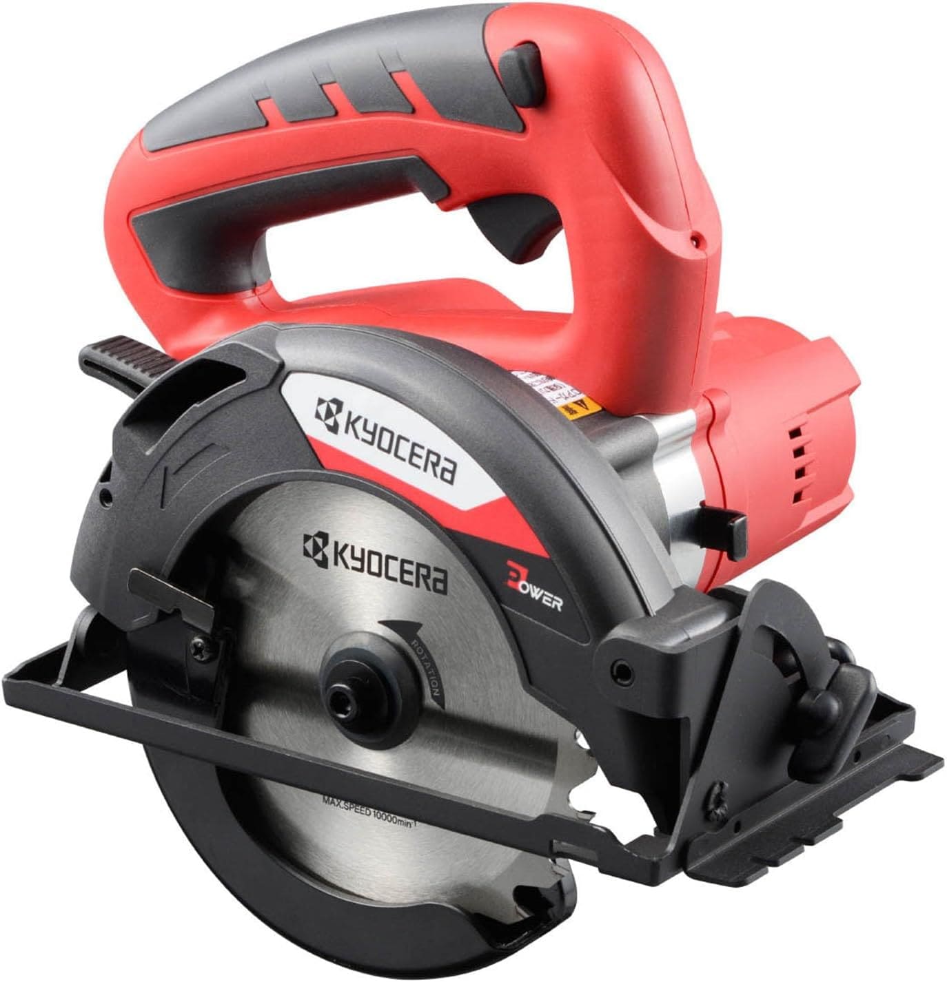 京セラ(Kyocera) 旧リョービ 充電式丸ノコ BW-1110L2 600100A レッド 【DIYで使用頻度の高いツーバイ材を1発切断】 リチウムイオン10.8V ノコ刃125mm 最大切込み深