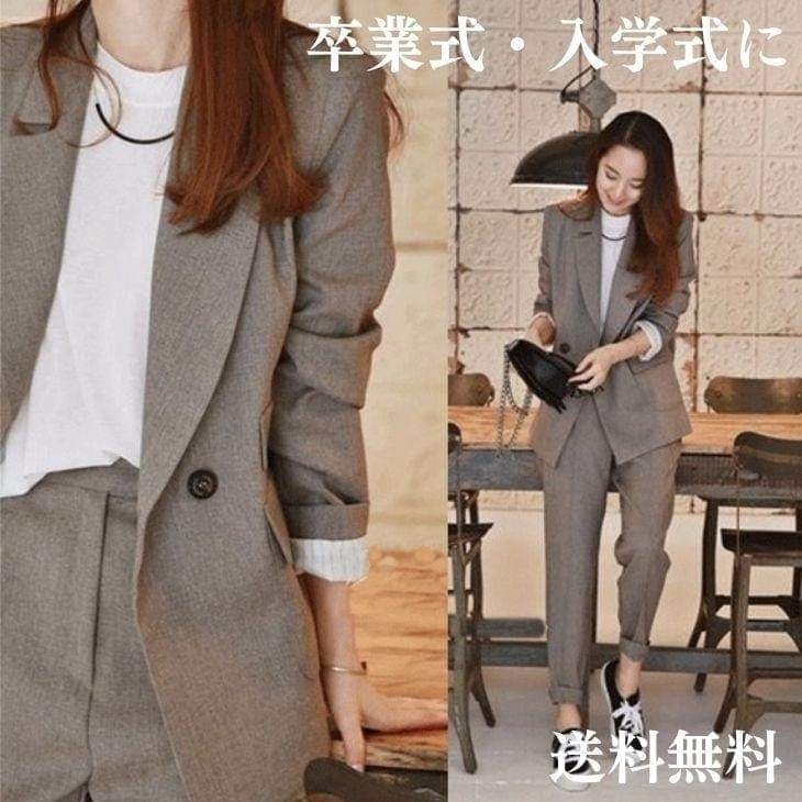 24 トレンド 2点セット 入学式 スーツ 母 パンツスーツ 卒業式 スーツ ママ 卒園式 入園式 ママスーツ おしゃれ セットアップ レディース 40代 カジュアル ジャケット