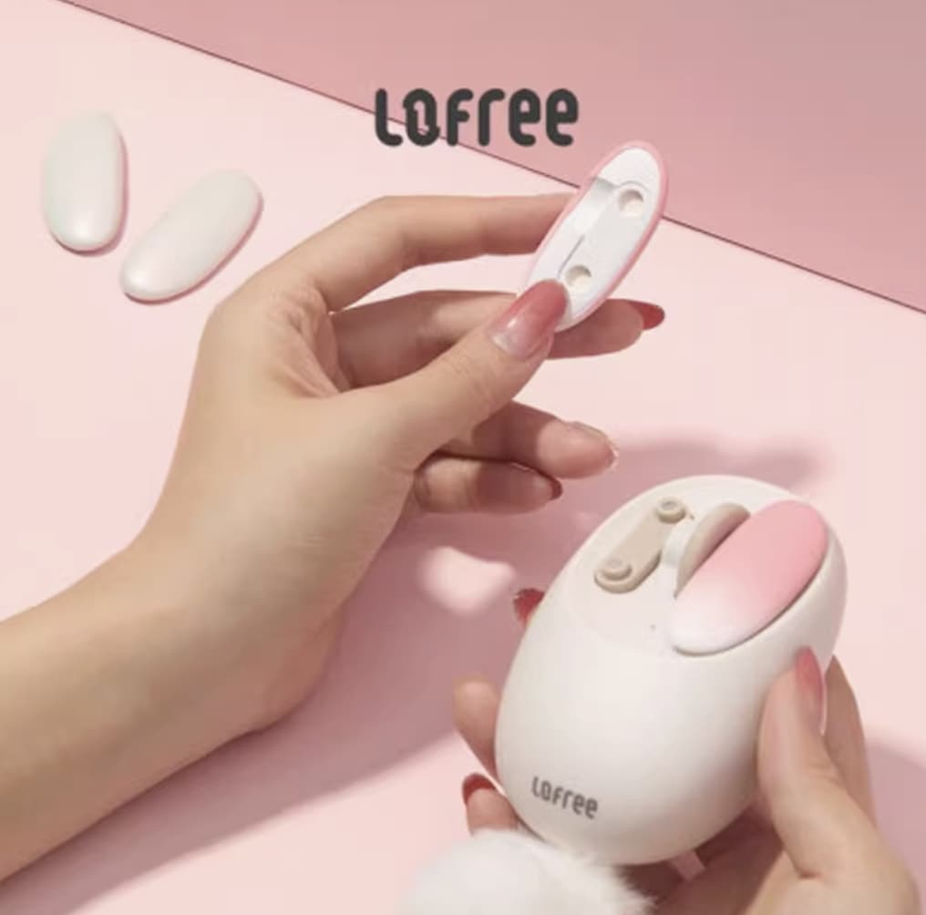 洛斐 [小さな花びら] ワイヤレスBluetoothマウス女の子かわいいノートパソコンタブレットオフィスゲーム共通かわいい毛玉をプレゼント