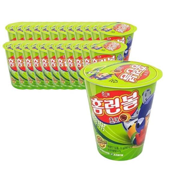 OF1M6M3T해태 홈런볼 초코 지컵 24개 사무실 과자