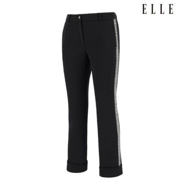 ゴルフセーブゾーン01 女性ワキ配色ポイントセミフレアパンツ (SET) 6J61681 199 (E45689066)