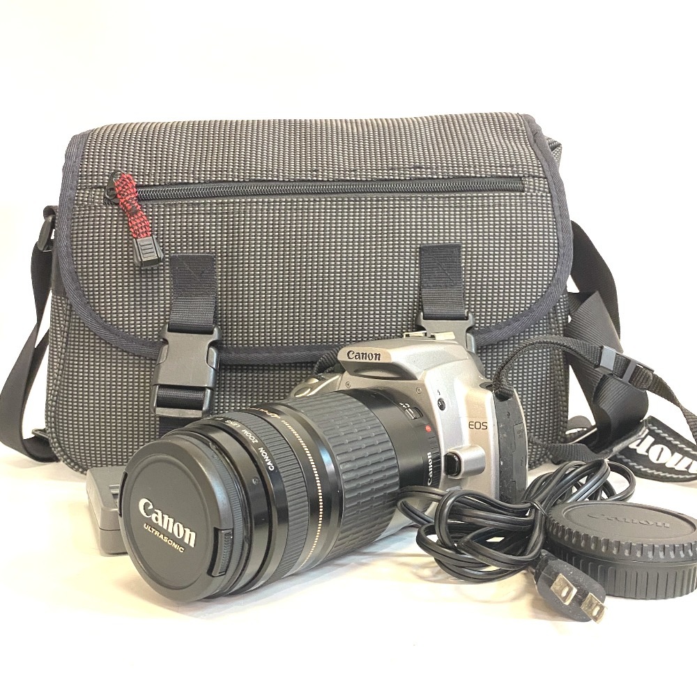 DS126071 EOS Kiss Digital N Canon EF 75-300mm F4-5.6 一眼レフ　 プラスチック カメラ シルバー ユニセックス