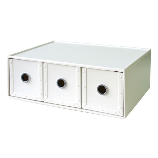 [2個セット] 八幡化成 way-be ファイルストアーズ ヴィヴァン fs-780 ホワイト