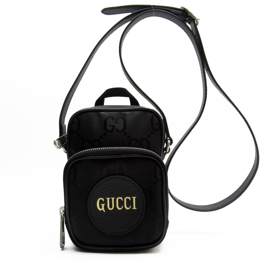 グッチ GUCCI ショルダーバッグ オフ ザ グリッド キャンバス ブラック ユニセックス 643882 t19498a