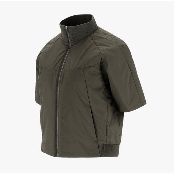 女性秋半袖型パディングジャンパー6K61352_YS