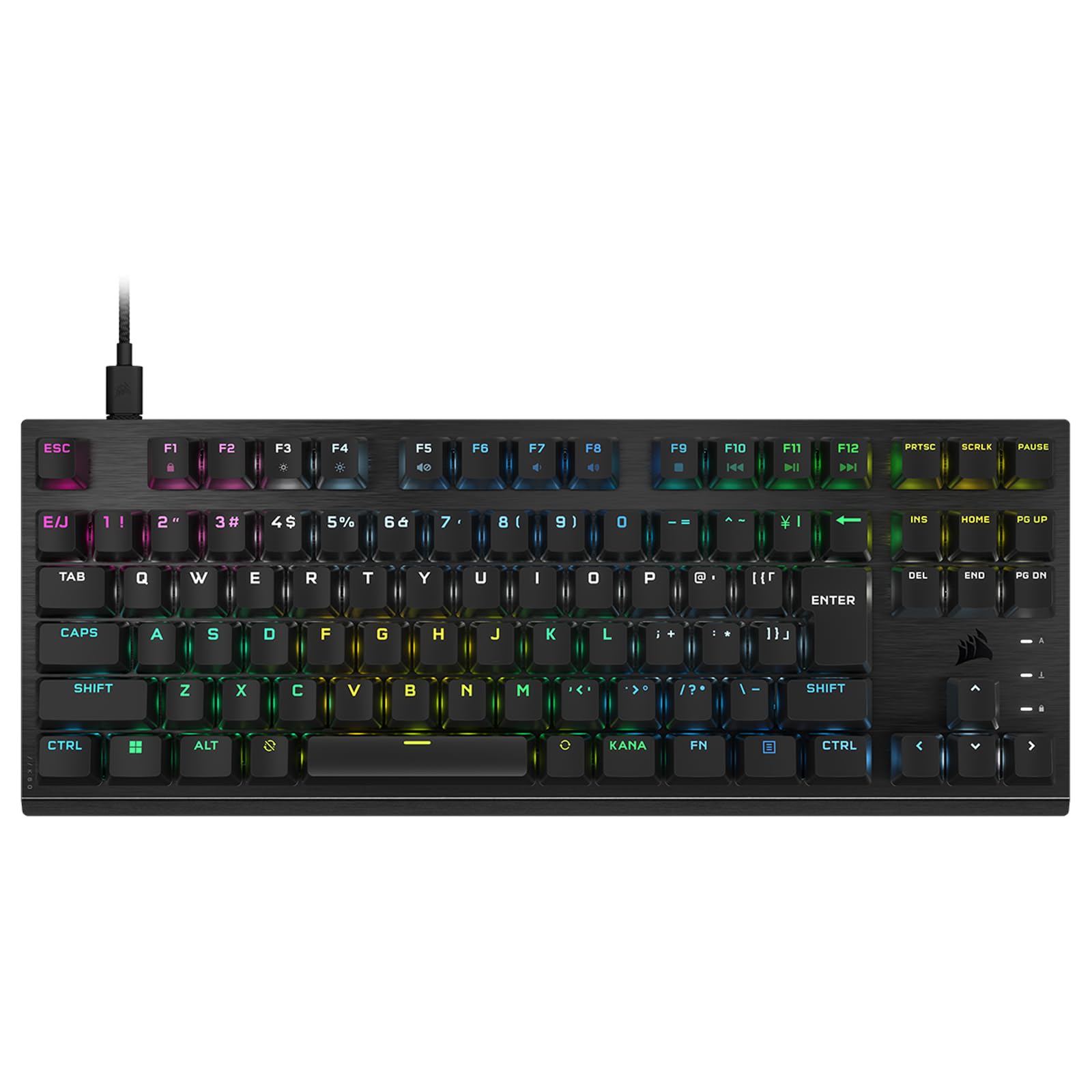 Corsair K60 PRO TKL RGB ゲーミングキーボード 日本語レイアウト かな印字無し CH-911D01A-JP1