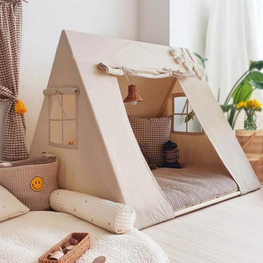 キッズテント子供用テント テントプレイテント子供用テント子供用キャンバハウス幼児用室内ベッドテント男の子と女の子のためのおもちゃ幼稚