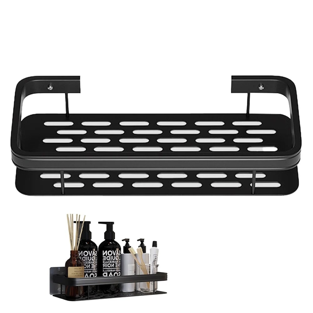 【20点セット】急速出荷ウォールシェルフ ウォールラック 壁掛け　ラック キッチン お風呂 吊り棚 つり棚 アルミ棚 キッチン収納 アルミシェルフ アルミラック 可動式 Z-07