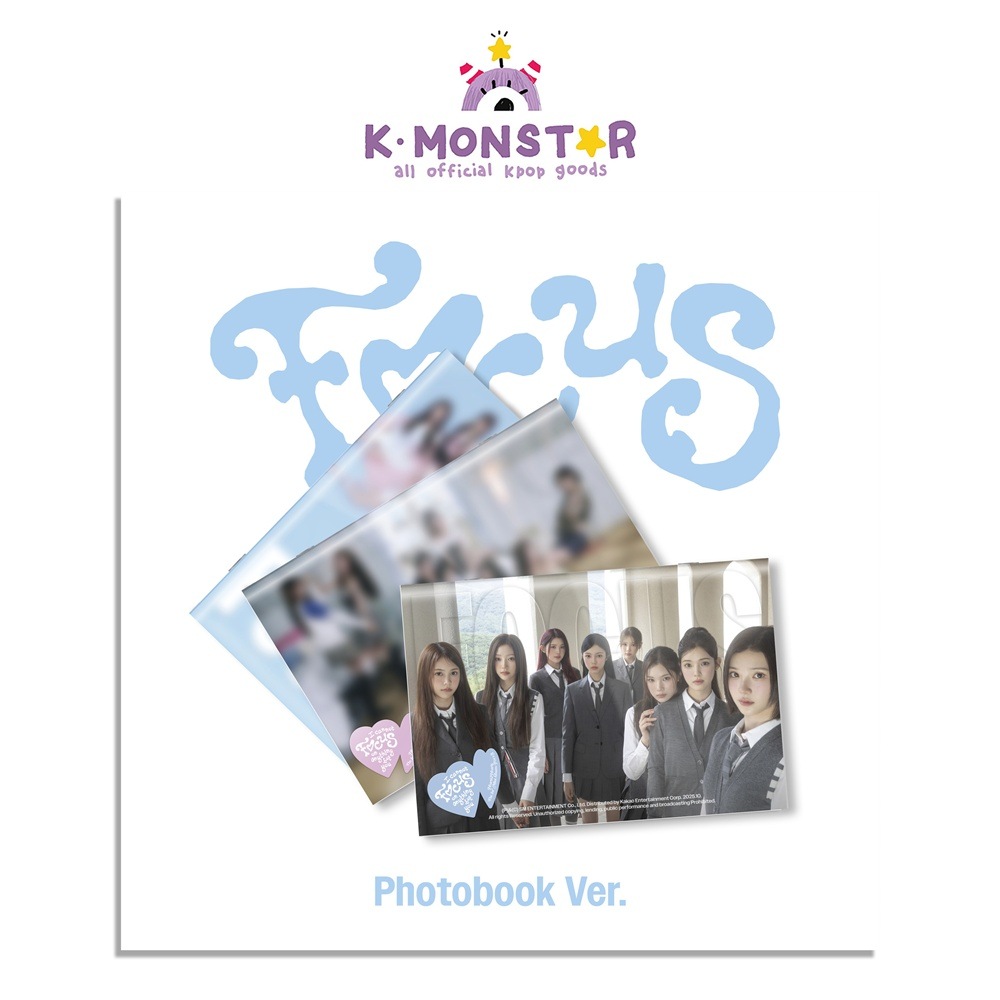 Hearts2Hearts - FOCUS / 1st Mini Album (Photobook Ver.) 3種SET