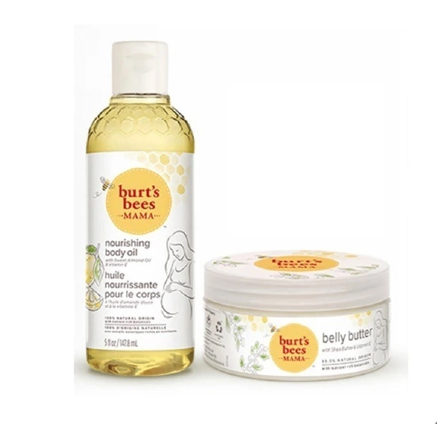 バーツビー マタニティギフトセット(ママナリッシングボディオイル147.8mlママベリーバター184.2g)
