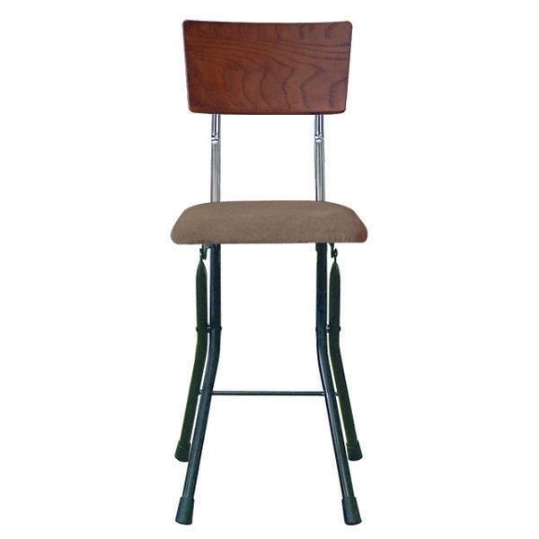 Qoo10] 折りたたみ椅子 同色2脚セット ダークブ