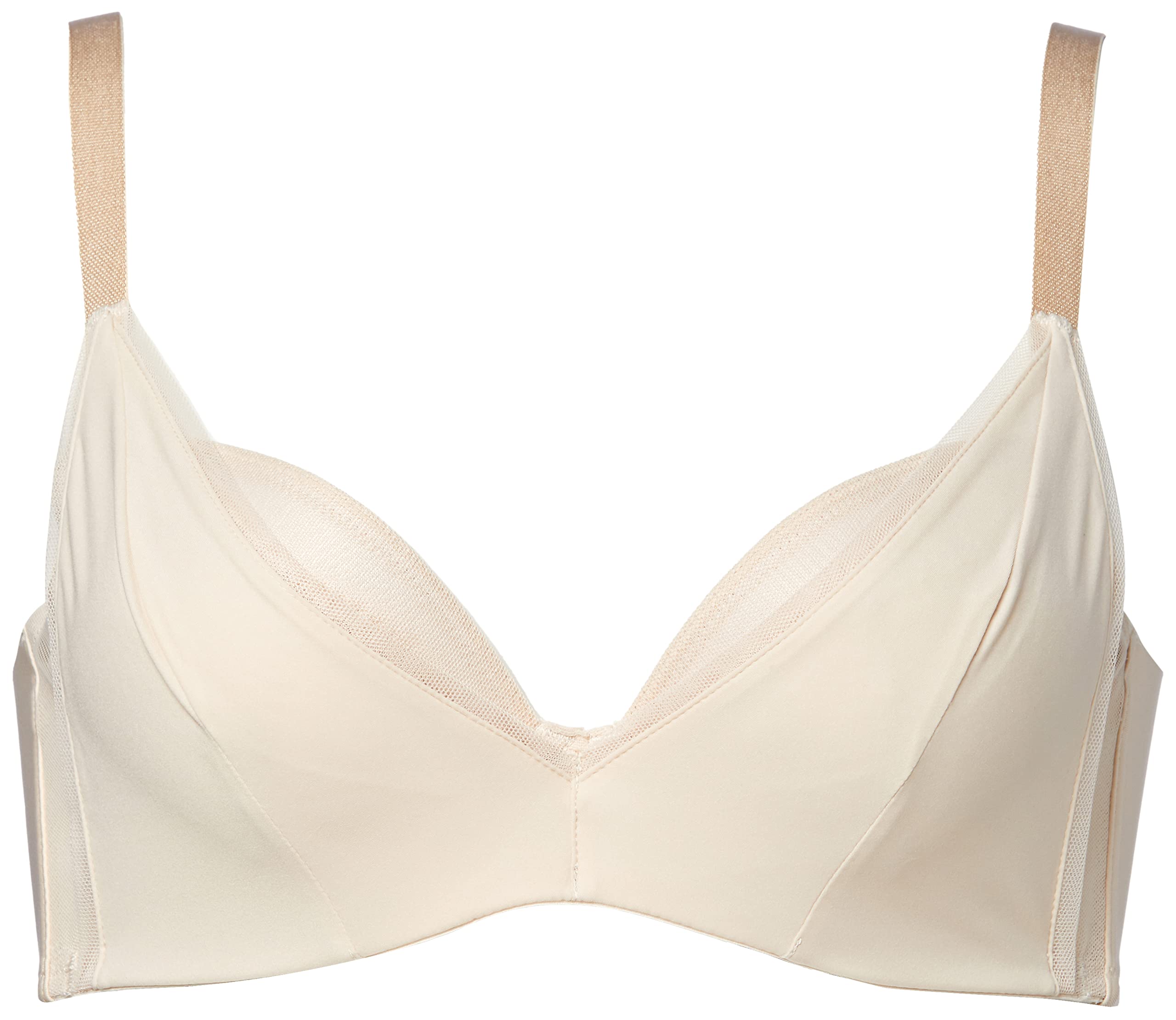 [ウンナナクール] ブラジャー 脇高 背中スムージング しっかりメイク Gカップまで対応 大きいサイズ 【さあわたし シンプル】 ブラ JB2310 レディース BE D65