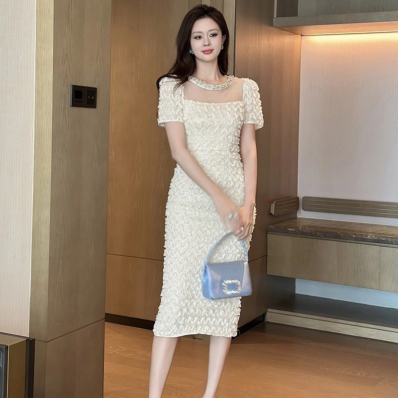 【JY.上品】お呼ばれドレス 大人 気質 着痩せロングワンピース スリミング パーティードレス フォーマルキャバ 大人 同窓会 披露宴 卒業式 結婚式 演奏会 ウェディング