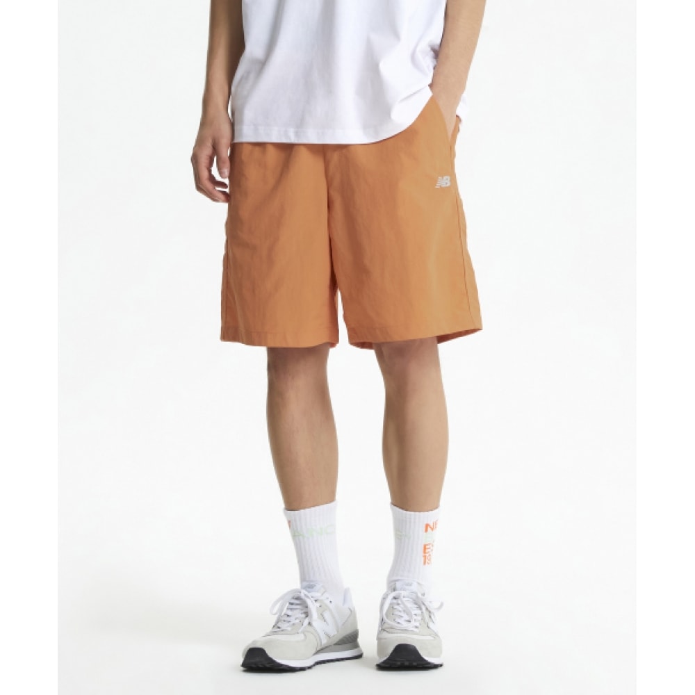 ニューバランス NBNVF21013/ユニヘリテージ 4.5 ショーツ (オレンジ)