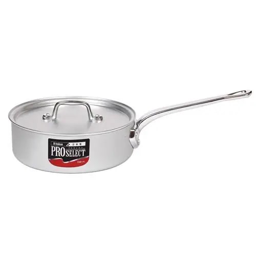 北陸アルミニウム プロセレクト 浅型片手鍋 21cm 2.4L シルバー A1520421