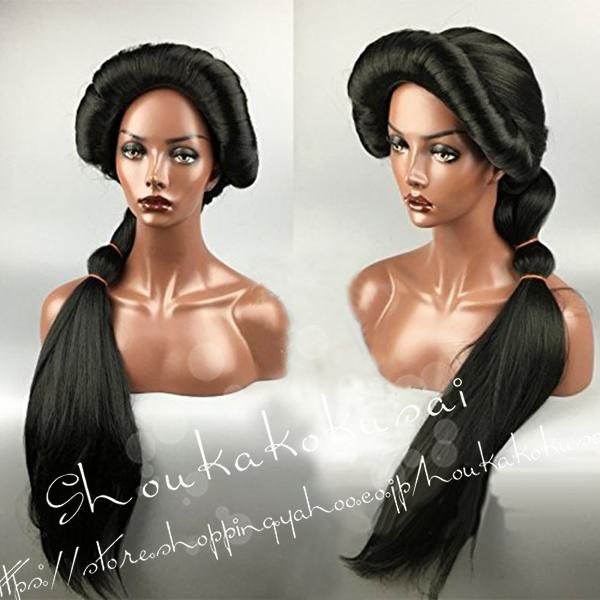 【人気爆売れ】コスプレウィッグ アラジンと魔法ランプ ジャスミン かつら 耐熱 コス 仮装 変装 コスチューム ハロウィン