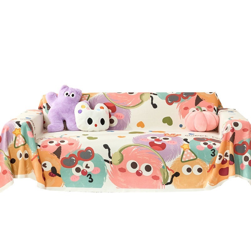 2024 四季ユニバーサルオールインクルーシブフルカバーユニバーサルソファクッションドーパミン新しいソファタオル滑り止めカバー布ワンピース
