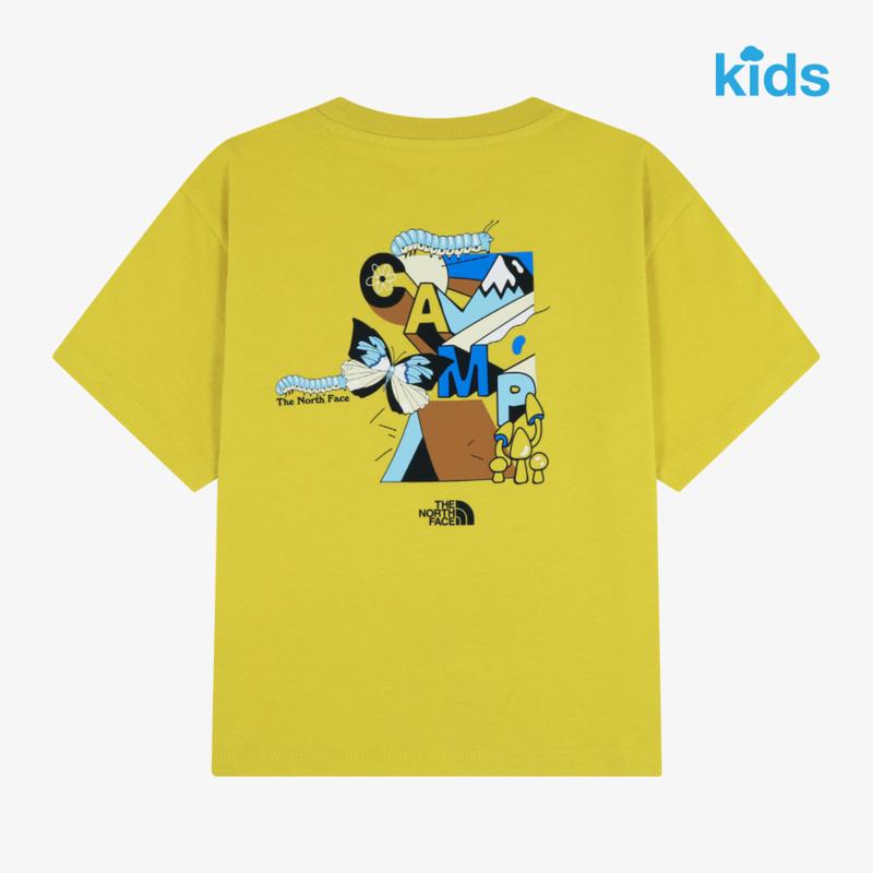 NT7US03U キッズ キャンプアウト 半袖 Tシャツ KS CAMPOUT S/S TEE
