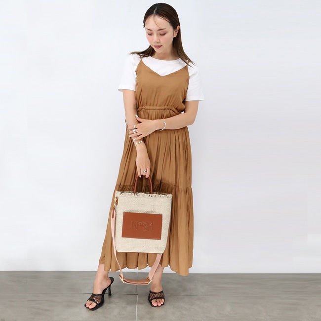 23EBP0917IU01 M001 かごバッグ Vertical Shopper 2WAY ハンドバッグ ショルダーバッグ クロスボディ 斜めがけ A4収納可能 25,800円