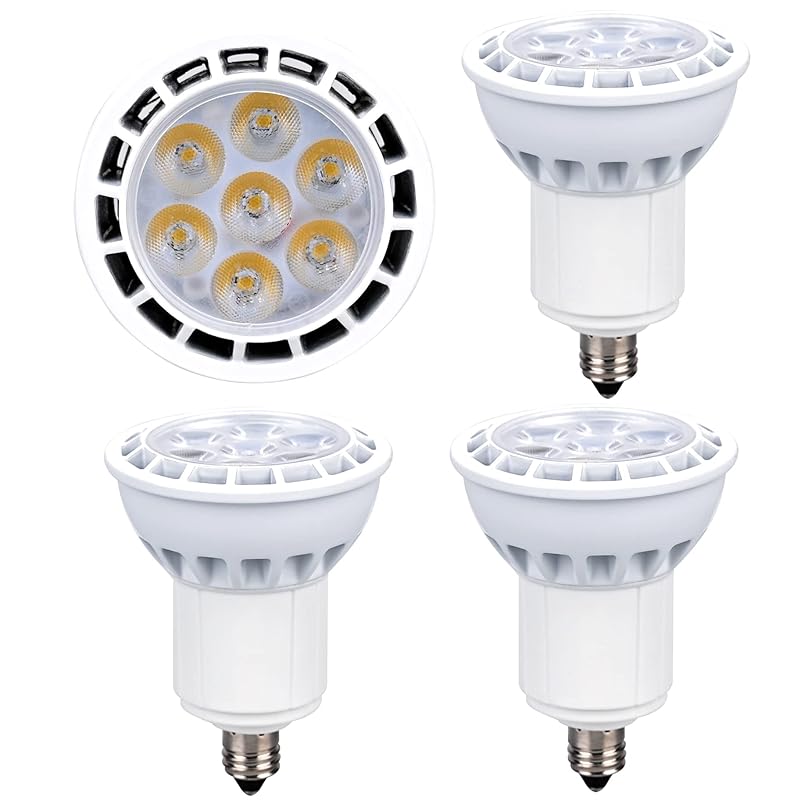 GOHDLAMP E11口金 LED電球 スポットライト 電球色 7.2W 75W形相当 2700K 750lm LEDスポットライト 25度角 密閉器具対応 調光器対応 4個入 (電球色)【適格請求