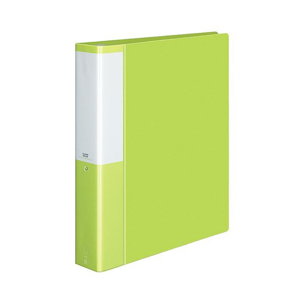 (まとめ) コクヨ クリヤーブック(クリアブック)(POSITY) 替紙式 A4タテ 30穴 35ポケット付属 背幅53mm ライトグリーン P3ラ-L740LG 1冊 (×10セット)