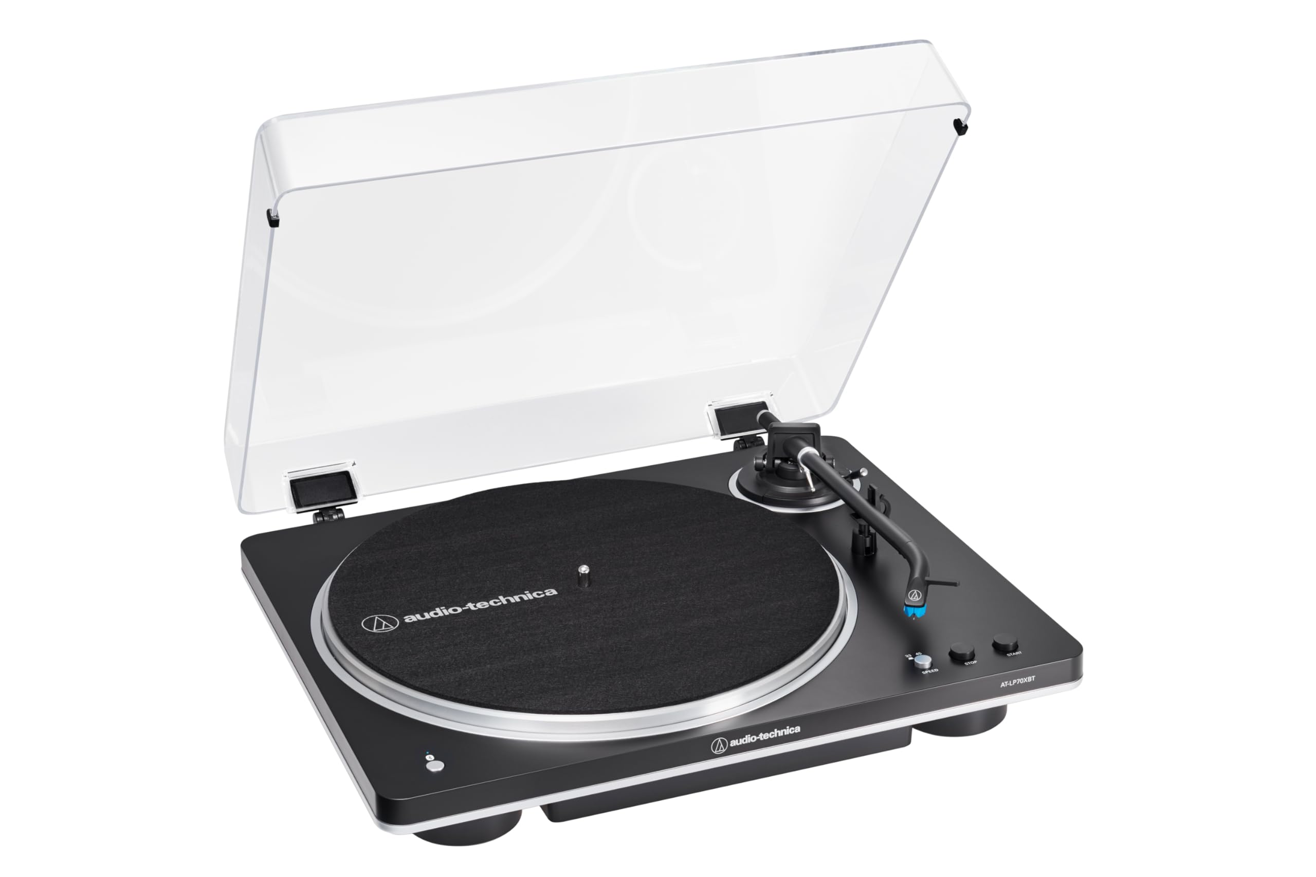 オーディオテクニカ AT-LP70XBT BS ワイヤレス フルオートレコードプレーヤー Bluetooth対応 アルミニウム合金ダイキャスト VM 型カートリッジ フォノイコライザー内蔵 33/45