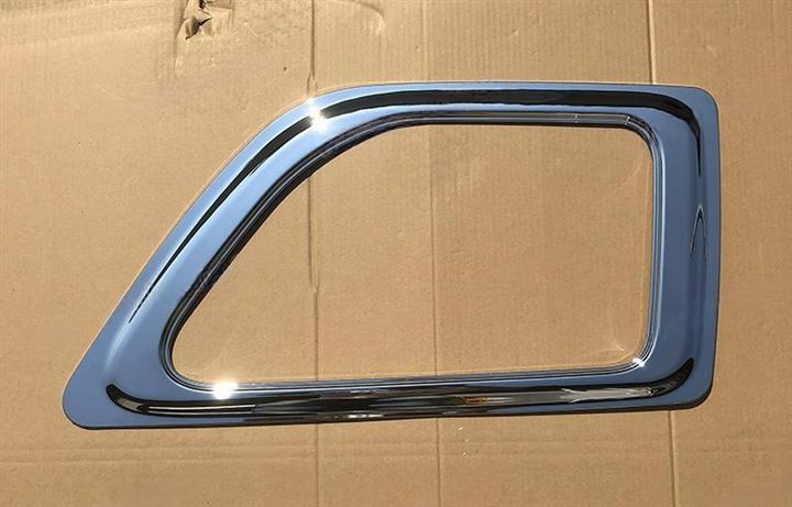 日野 17プロフィア NEW/07プロフィア レンジャープロ 安全窓 メッキ ナビウインドウ ガーニッシュ 助手席 トラック用品 外装(シルバー, ナビウインドウ ガーニッシュ)