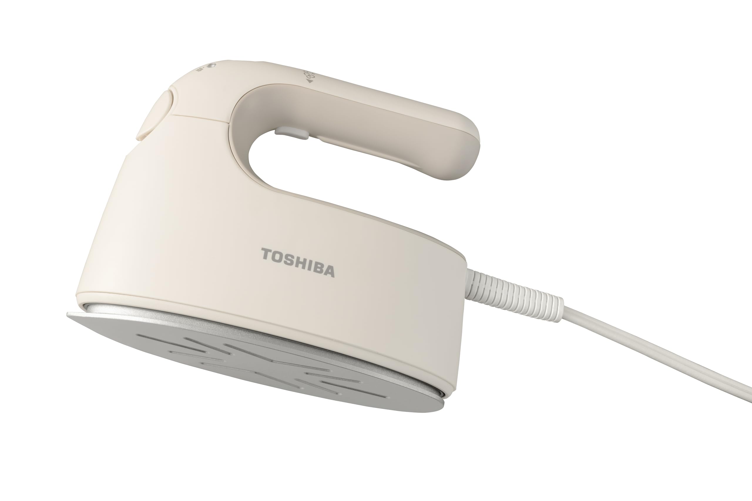 東芝 アイロン スチームアイロン 衣類スチーマー かけたまま 小型 約 0.69kg 最大約 15g/ 分 温度調節 3 段階 TAS-V7-N