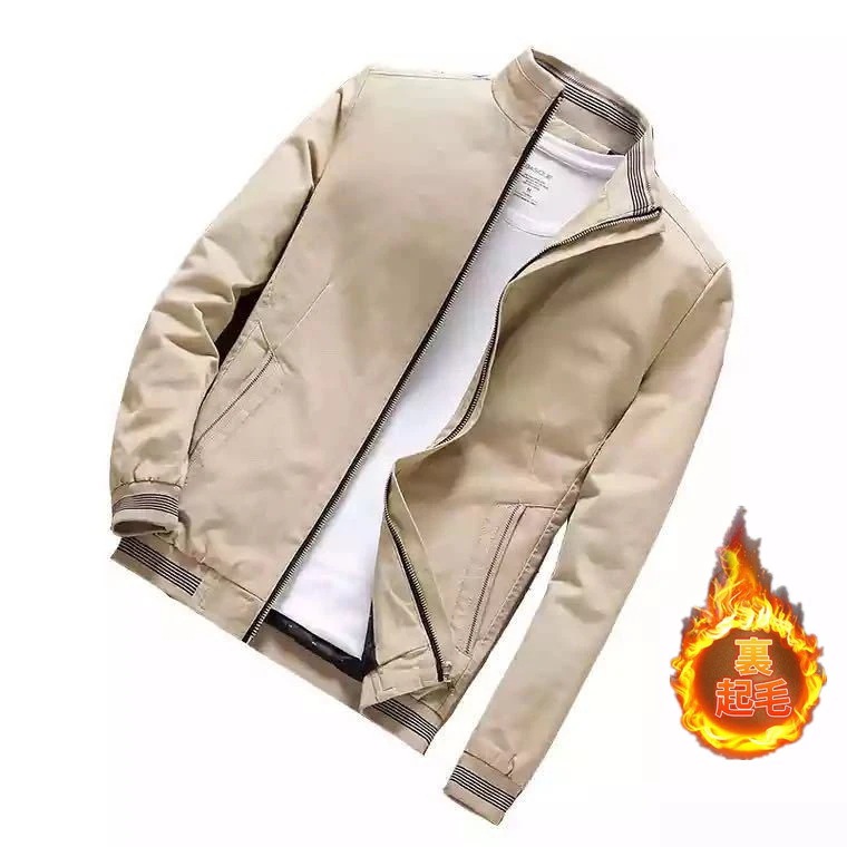 ミリタリージャケット メンズ ジャケット 裏起毛 裏ボア ブルゾン アウター ジャケット 立て襟 通勤 秋冬 防風防寒 厚手